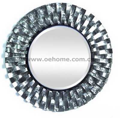 8330 High quality starburst metal mirror, salon mirror